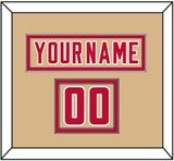Denver Nameplate & Number (Shoulder) - Alternate Gold - Double Mat 2