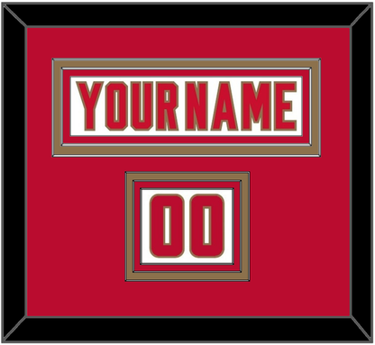 Denver Nameplate & Number (Shoulder) - Home White - Premier Tier 2
