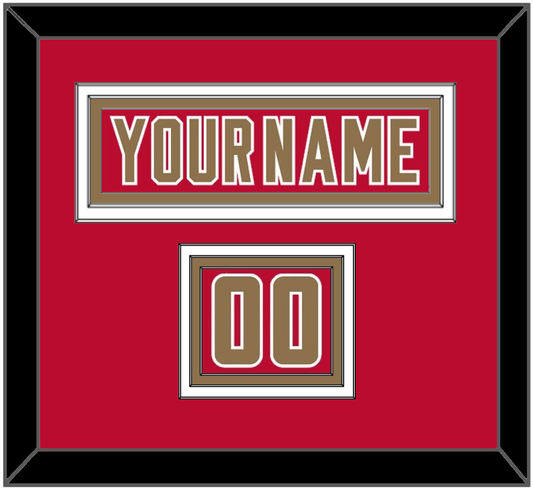 Denver Nameplate & Number (Shoulder) - Road Crimson - Premier Tier 2