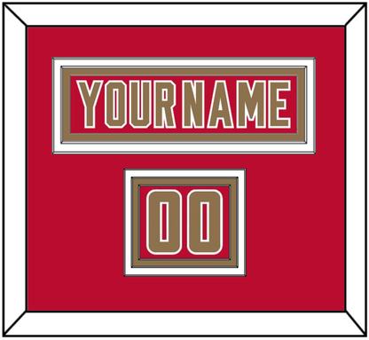 Denver Nameplate & Number (Shoulder) - Road Crimson - Premier Tier 2