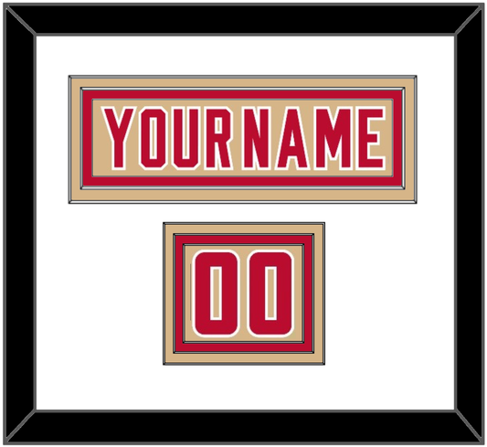 Denver Nameplate & Number (Shoulder) - Alternate Gold - Premier Tier 1