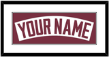 Florida State Baseball Nameplate - Home White - Single Mat 1