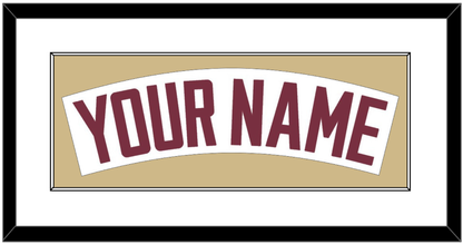 Florida State Baseball Nameplate - Home White - Essential Tier 2