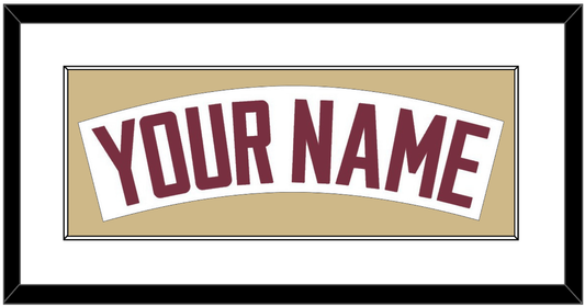 Florida State Baseball Nameplate - Home White - Essential Tier 2