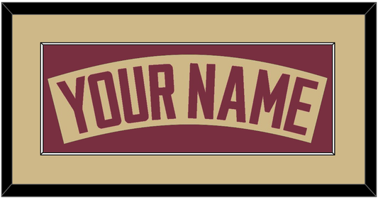 Florida State Baseball Nameplate - Alternate Gold - Essential Tier 2