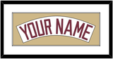 Florida State Baseball Nameplate - Home White (2016-2018) - Single Mat 2