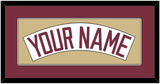 Florida State Baseball Nameplate - Home White (2016-2018) - Single Mat 3