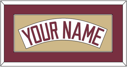 Florida State Baseball Nameplate - Home White (2016-2018) - Essential Tier 3