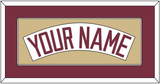 Florida State Baseball Nameplate - Home White (2016-2018) - Single Mat 3
