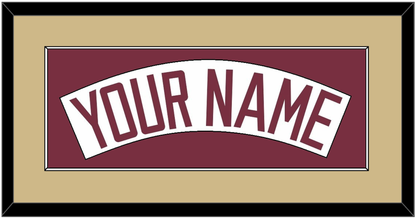 Florida State Baseball Nameplate - Home White (2016-2018) - Essential Tier 4