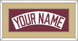 Florida State Baseball Nameplate - Home White (2016-2018) - Single Mat 4
