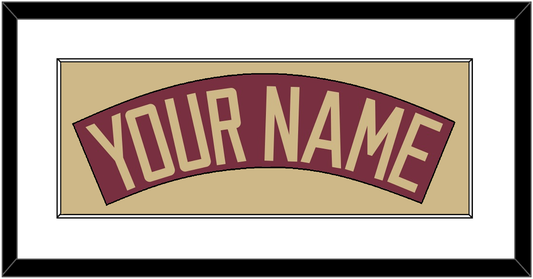 Florida State Baseball Nameplate - Alternate Garnet - Essential Tier 1