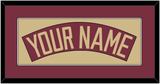 Florida State Baseball Nameplate - Alternate Garnet (2016-2018) - Single Mat 2