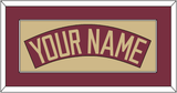 Florida State Baseball Nameplate - Alternate Garnet (2016-2018) - Single Mat 2