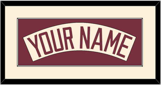 Florida State Baseball Nameplate - Alternate Gold (2016-2018) - Essential Tier 2
