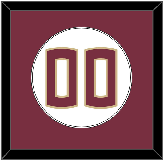Florida State Baseball Number - Home White - Essential Tier 1