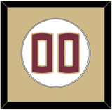 Florida State Baseball Number - Home White - Single Mat 2