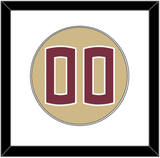 Florida State Baseball Number - Alternate Gold - Single Mat 1