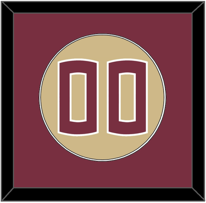 Florida State Baseball Number - Alternate Gold - Essential Tier 2