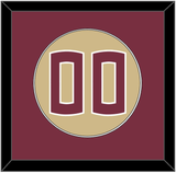 Florida State Baseball Number - Alternate Gold - Single Mat 2
