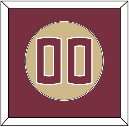 Florida State Baseball Number - Alternate Gold - Essential Tier 2