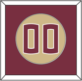 Florida State Baseball Number - Alternate Gold - Single Mat 2