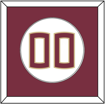 Florida State Baseball Number - Home White (2016-2018) - Essential Tier 1