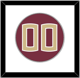 Florida State Baseball Number - Alternate Garnet (2016-2018) - Single Mat 1