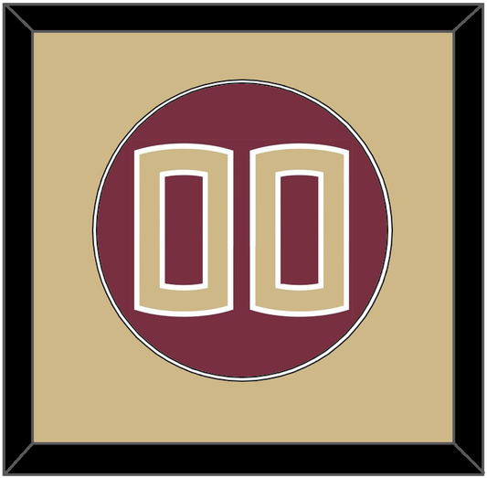 Florida State Baseball Number - Alternate Garnet - Essential Tier 2