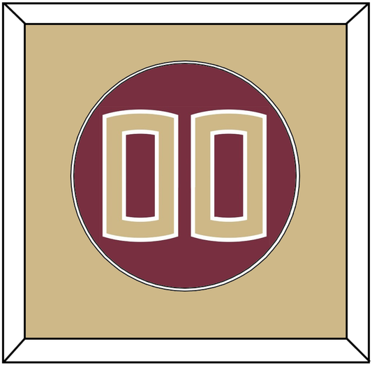 Florida State Baseball Number - Alternate Garnet - Essential Tier 2