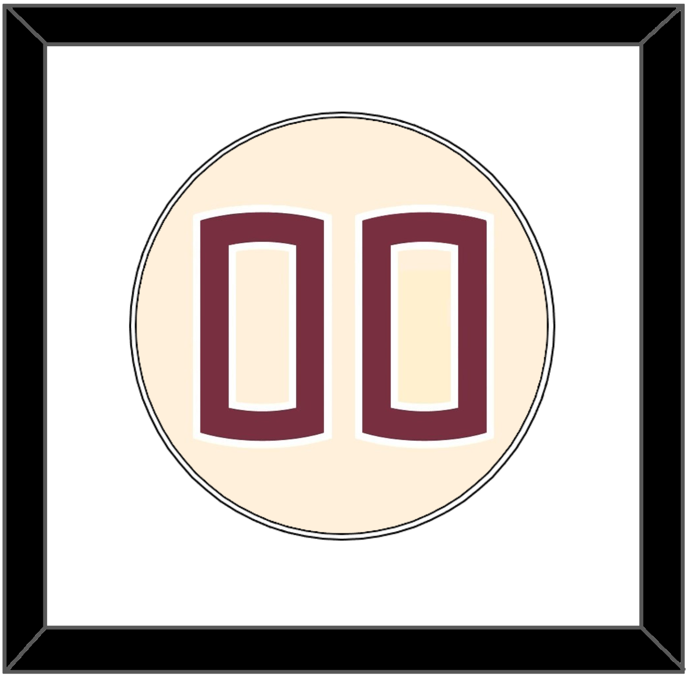 Florida State Baseball Number - Alternate Gold (2016-2018) - Essential Tier 1