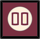 Florida State Baseball Number - Alternate Gold (2016-2018) - Single Mat 2