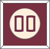 Florida State Baseball Number - Alternate Gold (2016-2018) - Single Mat 2