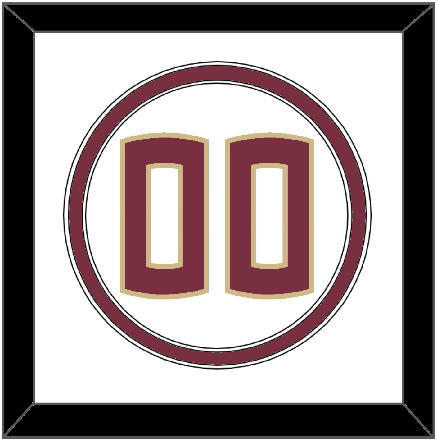 Florida State Baseball Number - Home White - Signature Tier 1