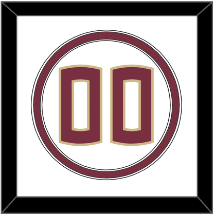 Florida State Baseball Number - Home White - Signature Tier 1