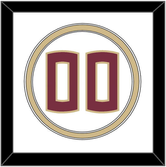 Florida State Baseball Number - Home White - Signature Tier 2