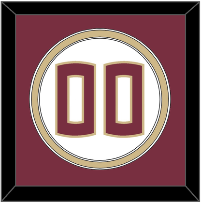 Florida State Baseball Number - Home White - Signature Tier 3