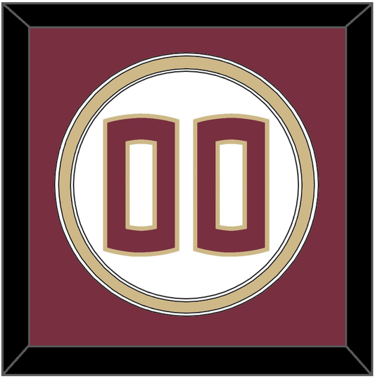 Florida State Baseball Number - Home White - Signature Tier 3
