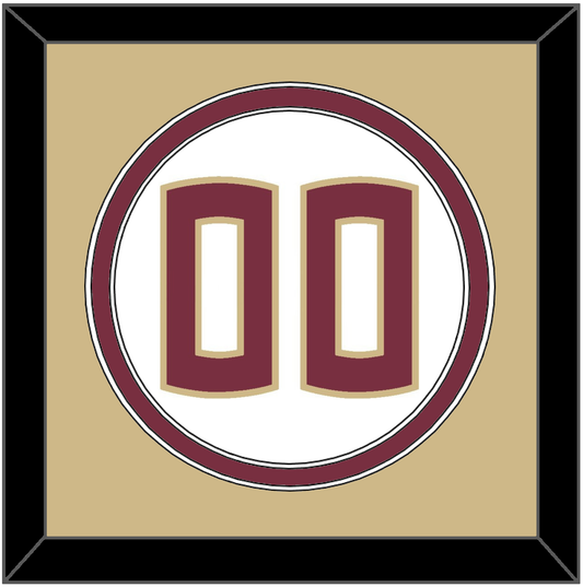 Florida State Baseball Number - Home White - Signature Tier 4