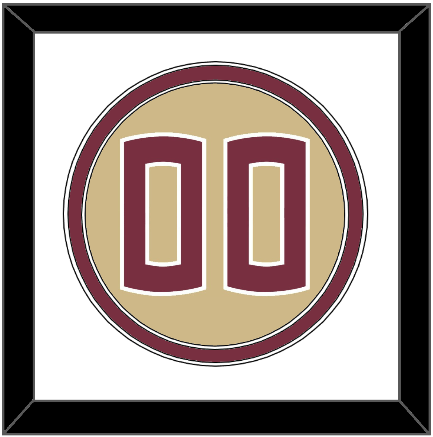 Florida State Baseball Number - Alternate Gold - Signature Tier 1