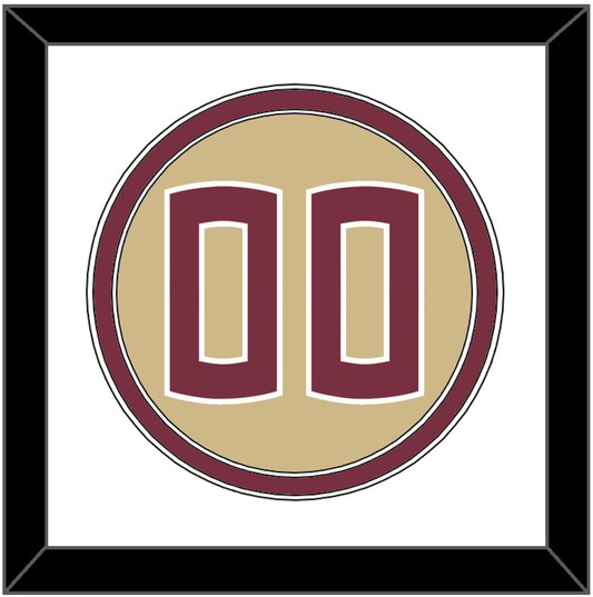 Florida State Baseball Number - Alternate Gold - Signature Tier 1