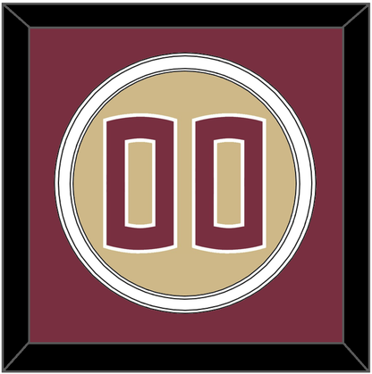 Florida State Baseball Number - Alternate Gold - Signature Tier 2