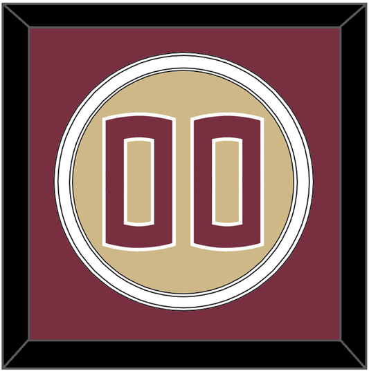 Florida State Baseball Number - Alternate Gold - Signature Tier 2