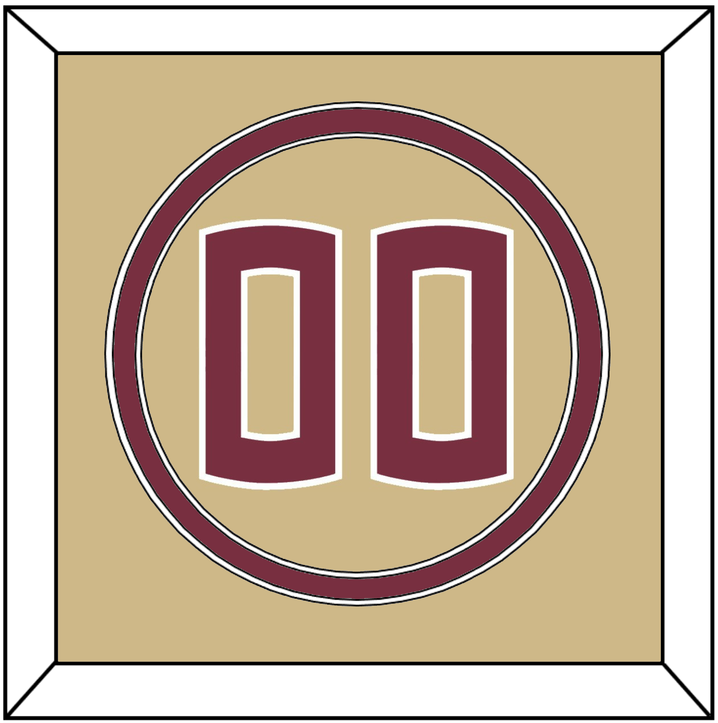 Florida State Baseball Number - Alternate Gold - Signature Tier 3