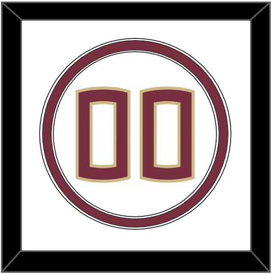 Florida State Baseball Number - Home White (2016-2018) - Signature Tier 1
