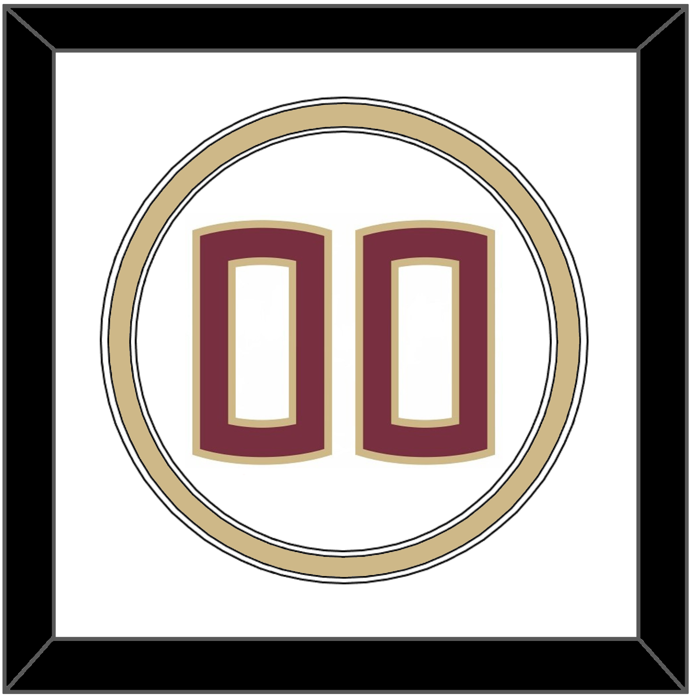 Florida State Baseball Number - Home White (2016-2018) - Signature Tier 2