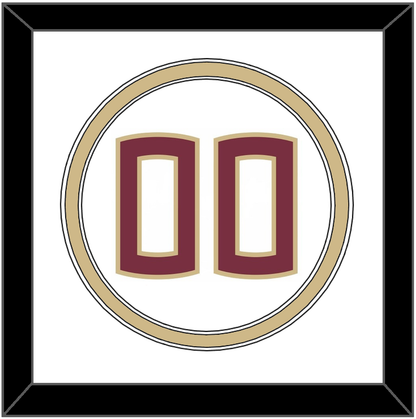 Florida State Baseball Number - Home White (2016-2018) - Signature Tier 2