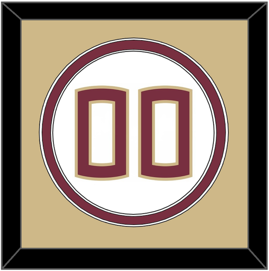 Florida State Baseball Number - Home White (2016-2018) - Signature Tier 4