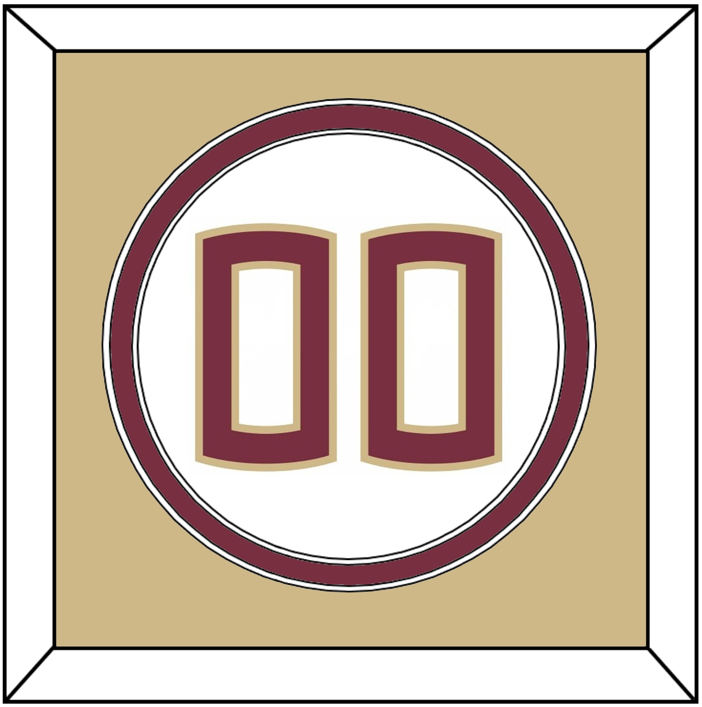 Florida State Baseball Number - Home White (2016-2018) - Signature Tier 4