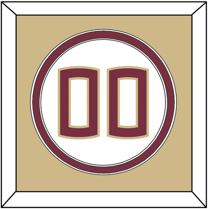 Florida State Baseball Number - Home White (2016-2018) - Signature Tier 4